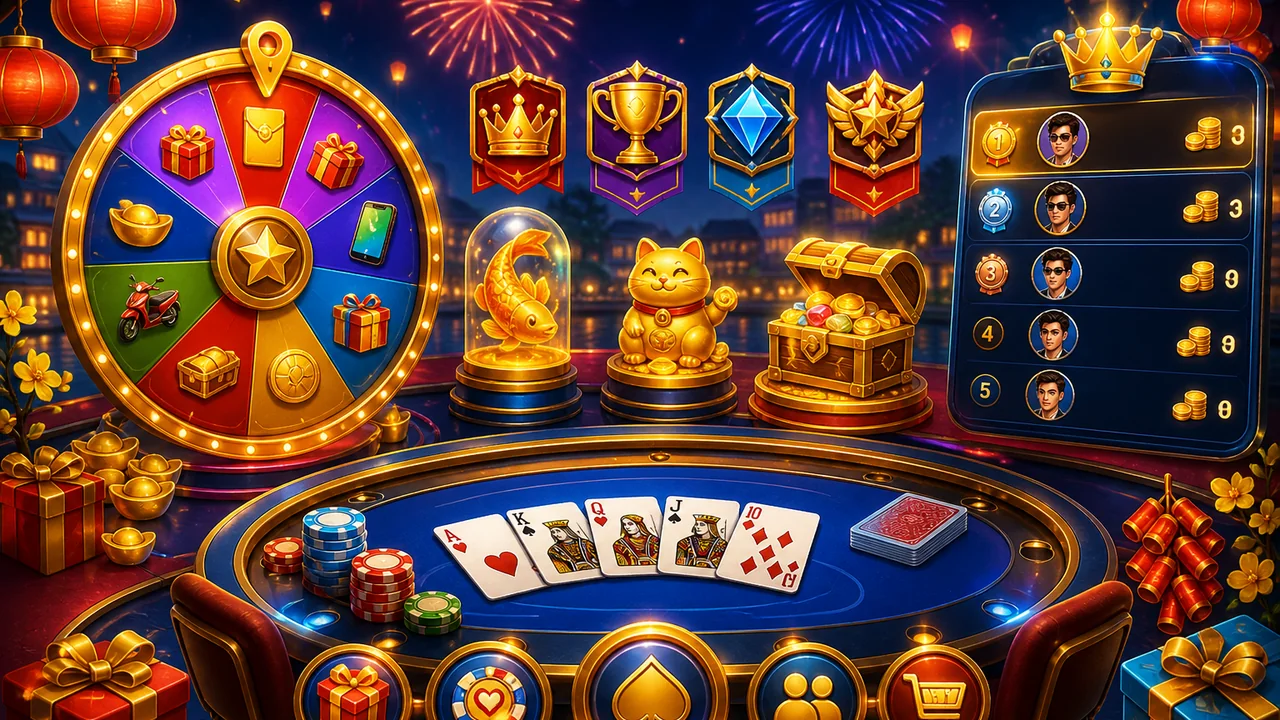 Săn quà theo mùa và chọn game bài nổi bật cùng bet88